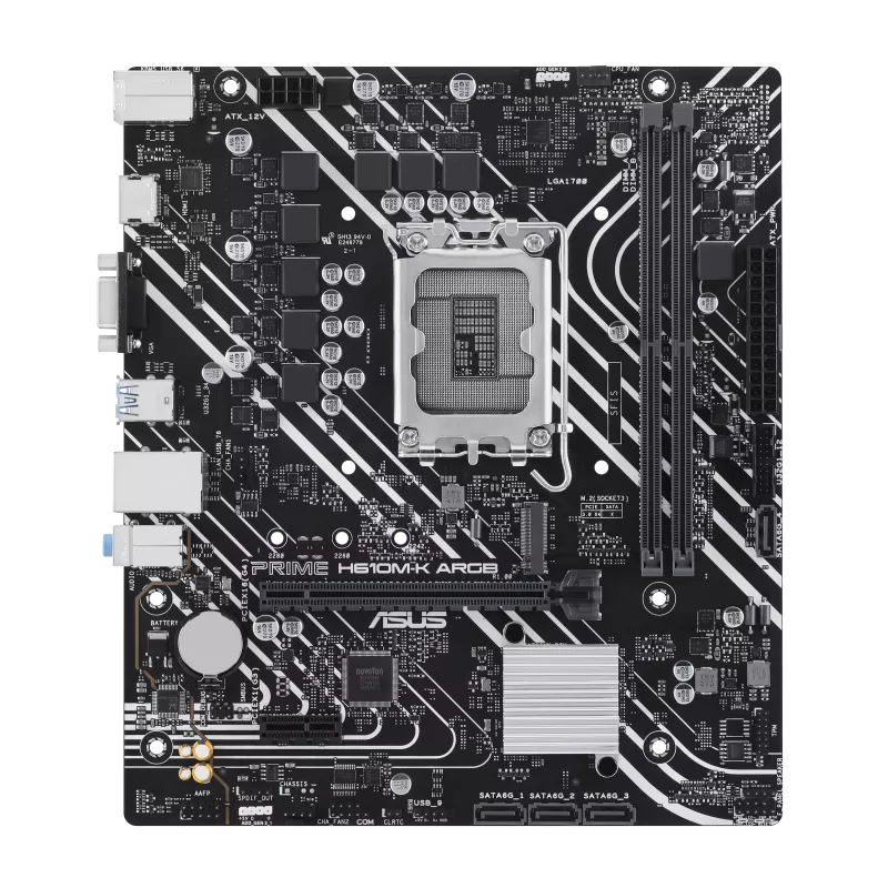 Asus Prime H610M-K ARGB Intel LGA 1700 Micro-ATX Motherboard