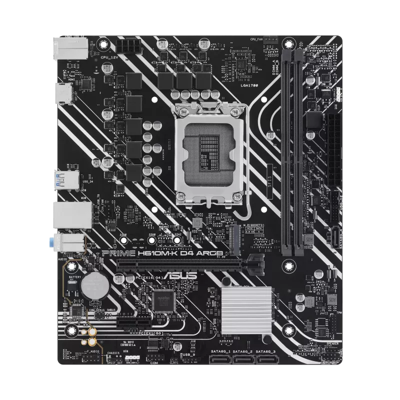 Asus Prime H610M-K DDR4 ARGB Micro-ATX Motherboard