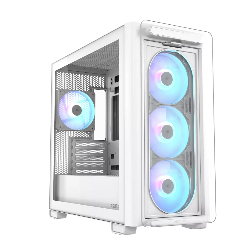Asus A23 Plus ARGB Micro-ATX Case - White