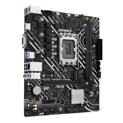 Asus Prime H610M-K ARGB Intel LGA 1700 Micro-ATX Motherboard