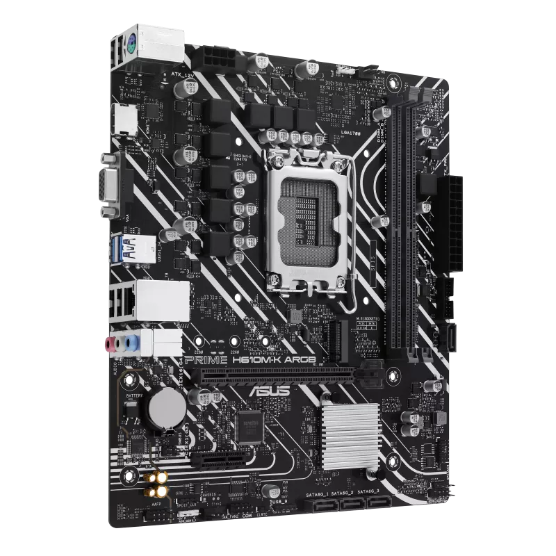 Asus Prime H610M-K ARGB Intel LGA 1700 Micro-ATX Motherboard