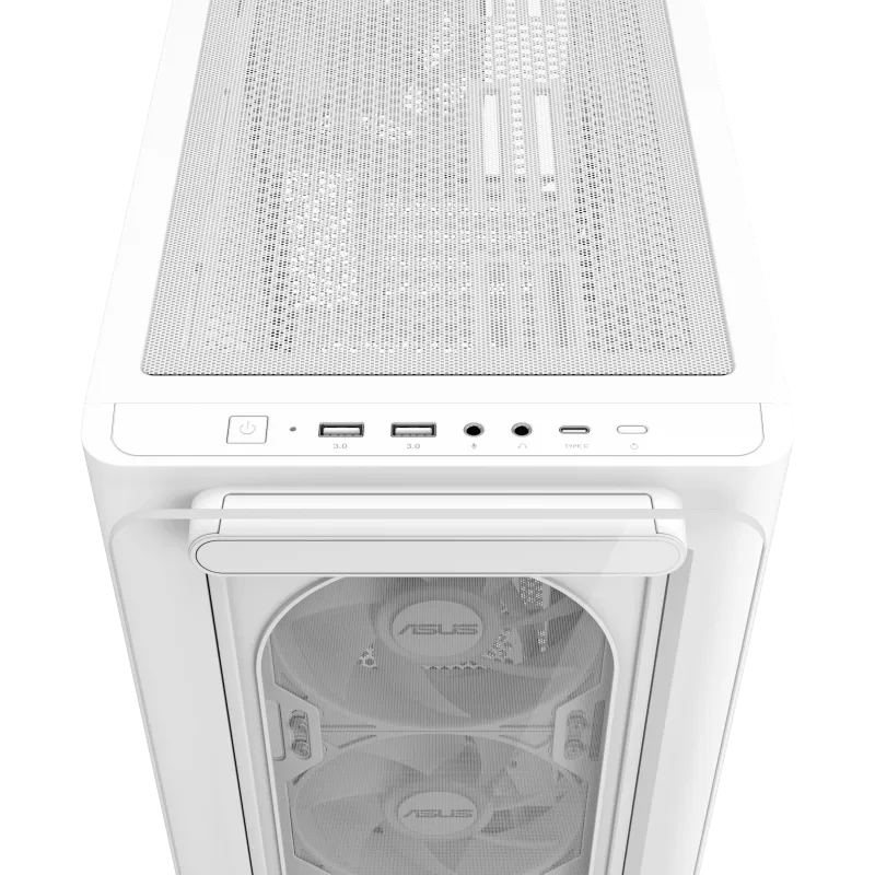 Asus A23 Plus ARGB Micro-ATX Case - White