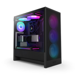 NZXT H5 Flow RGB Compact Mid-Tower ATX Case Black