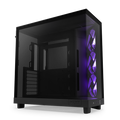 NZXT H6 Flow RGB Compact Dual-chamber ATX Case Black
