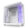 NZXT H6 Flow RGB Compact Dual-chamber ATX Case White