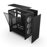 NZXT H5 Flow RGB Compact Mid-Tower ATX Case Black
