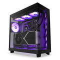 NZXT H6 Flow RGB Compact Dual-chamber ATX Case Black