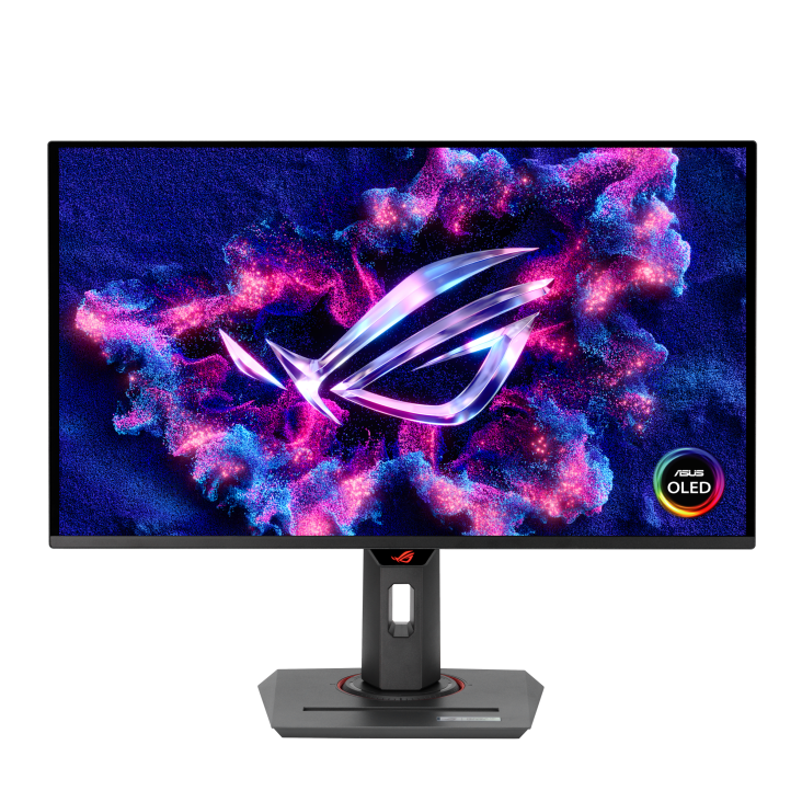 Asus ROG Strix XG27ACDNG 27" QD-OLED Display, 2560X1440 QHD Resolution, 360Hz Refresh Rate, 0.03ms Gaming Monitor