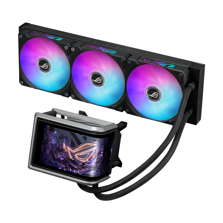 Asus ROG RYUO IV 360 ARGB AIO Liquid Cooler - Black