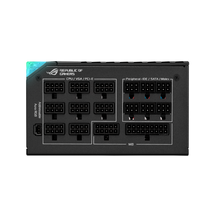 Asus ROG Thor 1200W Platinum III OLED Display ATX Power Supply - Black