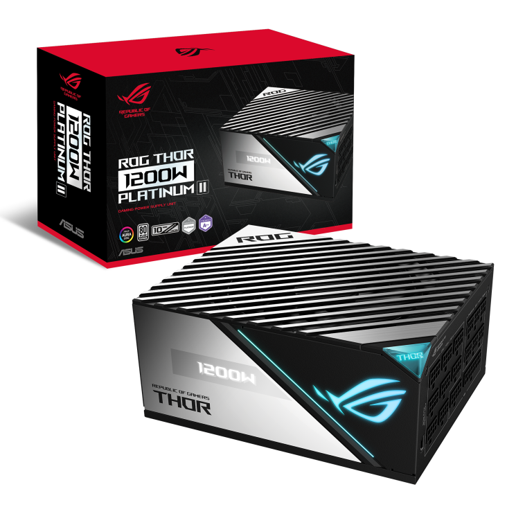 Asus ROG Thor 1200W Platinum III OLED Display ATX Power Supply - Black