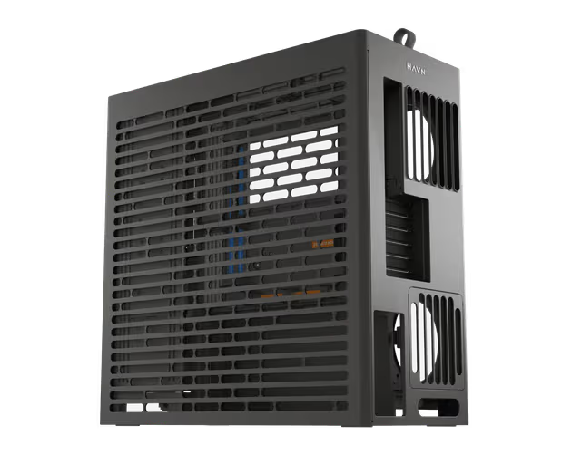 HAVN HS 420 VGPU Dual-Chamber Airflow Mid-Tower ATX Case Black