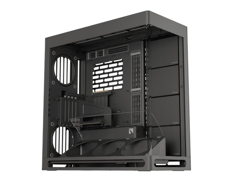 HAVN HS 420 VGPU Dual-Chamber Airflow Mid-Tower ATX Case Black
