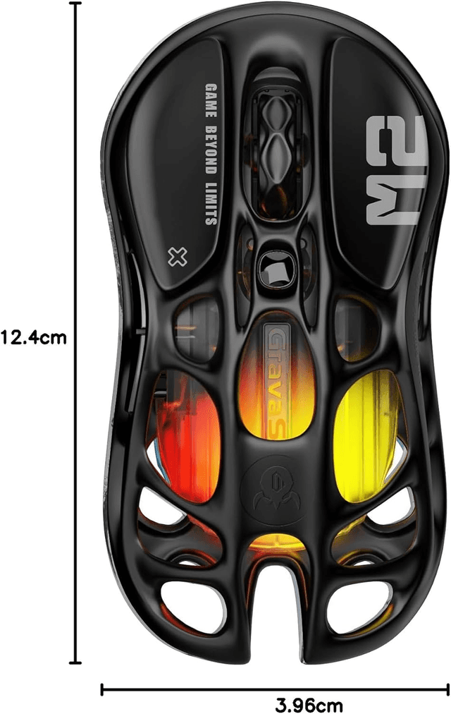 GravaStar Mercury M2 Wireless Gaming Mouse - Stealth Black