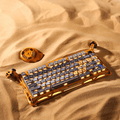 GravaStar Mercury K1 Pro 75% Wireless Mechanical Gaming Keyboard - Battle-Worn Yellow