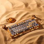 GravaStar Mercury K1 Pro 75% Wireless Mechanical Gaming Keyboard - Battle-Worn Yellow