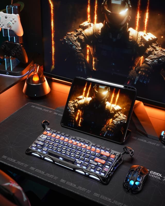 GravaStar Mercury K1 Pro 75% Wireless Mechanical Gaming Keyboard - CyberFlare