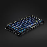 GravaStar Mercury K1 Lite 75% Wireless Mechanical Gaming Keyboard - Transparent Black