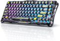 GravaStar Mercury K1 Lite 75% Wireless Mechanical Gaming Keyboard - Transparent Black