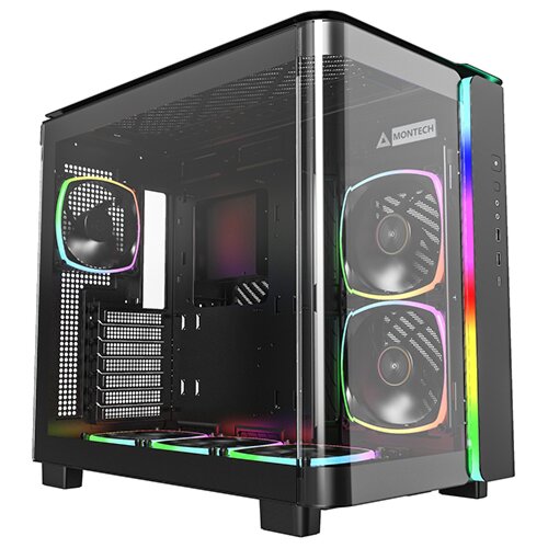Montech KING 95 PRO Dual-Chamber ATX Mid-Tower Case Black