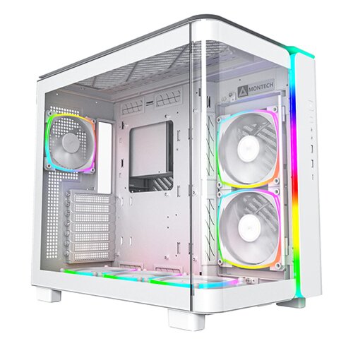 Montech KING 95 PRO Dual-Chamber ATX Mid-Tower Case White