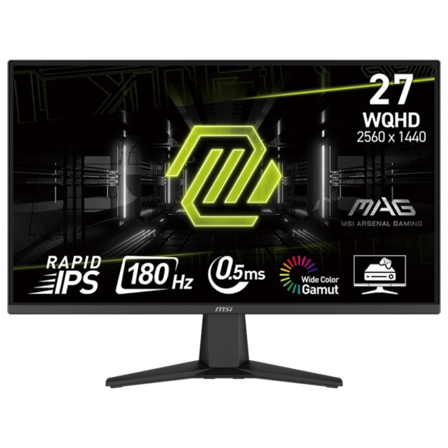 MSI MAG 275QF 27-inch WQHD 180Hz 0.5ms IPS Gaming Monitor