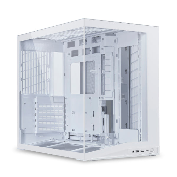 Lian Li O11 Dynamic Mini V2 Compact ATX Gaming PC Case – White