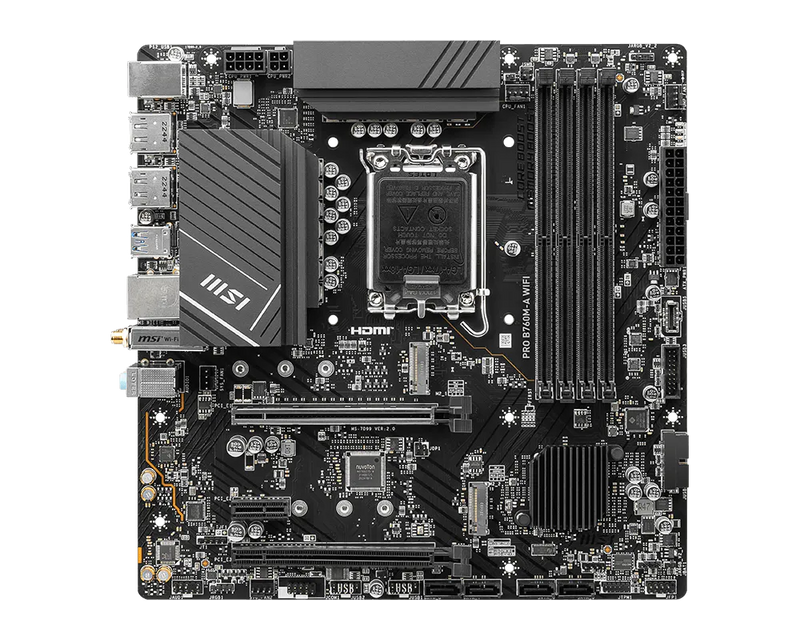 MSI PRO B760M-A WIFI LGA1700 Motherboard