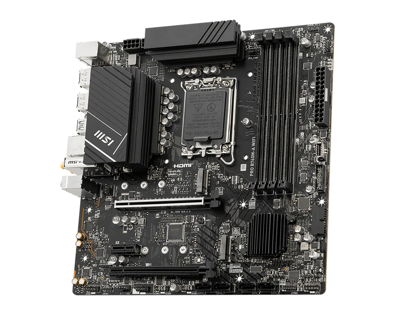MSI PRO B760M-A WIFI LGA1700 Motherboard