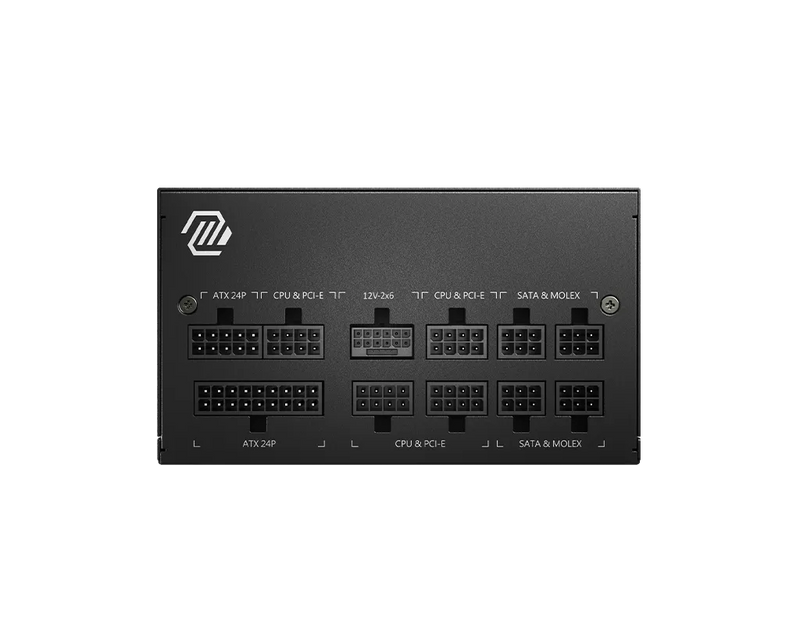 MSI MAG A850GL PCIE 5 80 Plus Gold Fully Modular Power Supply