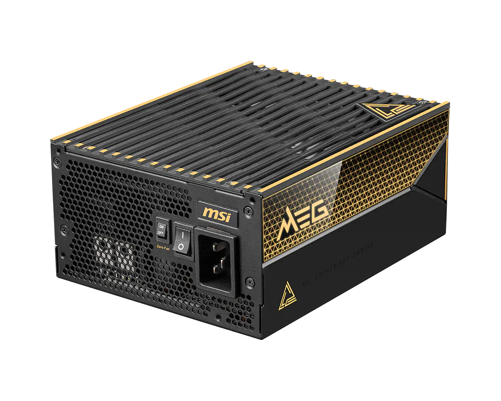 MSI MEG Ai1600T PCIe5 1600W 80PLUS Titanium ATX 3.1 Power Supply