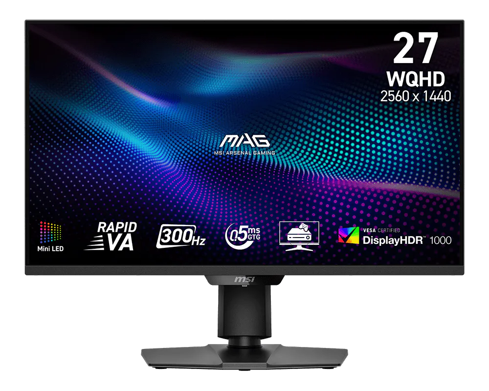 MSI MAG 274QPF X30MV 27 Inch, 2560 x 1440 (WQHD) 2K, 300Hz, 0.5ms Gaming Monitor