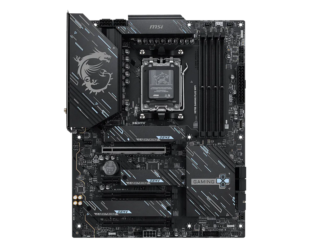 MSI X870E GAMING PLUS WIFI AM5 Motherboard