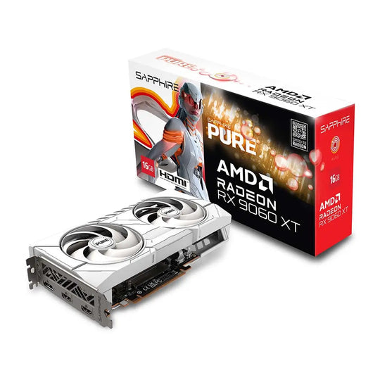 Sapphire PURE AMD Radeon RX 9060 XT 16GB GDDR6 Graphics Card