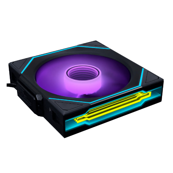 Lian Li UNI FAN SL-INFINITY 120 Reverse Black – Wireless Single ARGB Fan