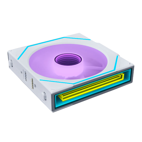 Lian Li UNI FAN SL-INFINITY 120  White – Wireless Single ARGB Fan