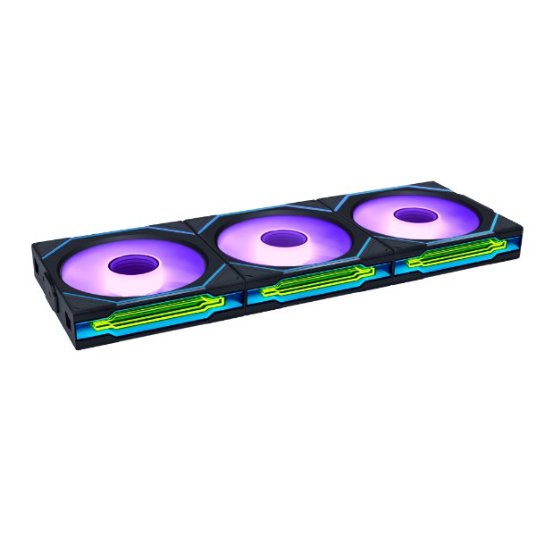 Lian Li UNI FAN SL-INFINITY 120 Reverse Black – 3-Pack Wireless ARGB Fans