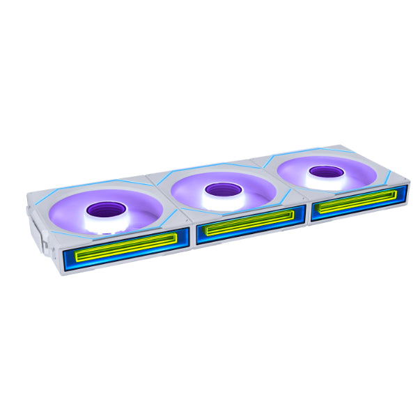 Lian Li UNI FAN SL-INFINITY 120 Reverse White – 3-Pack Wireless ARGB Fans