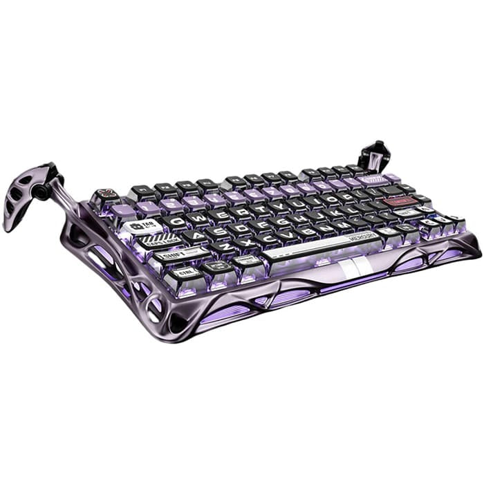 GravaStar Mercury V75 Pro 75% Hall Effect Magnetic Switch Gaming Keyboard - Iron Purple