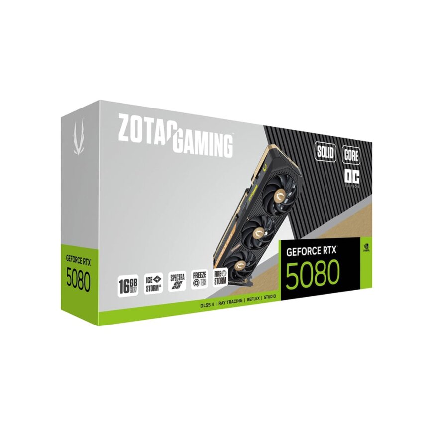 Zotac Gaming GeForce RTX 5080 SOLID OC 16GB Graphics Card