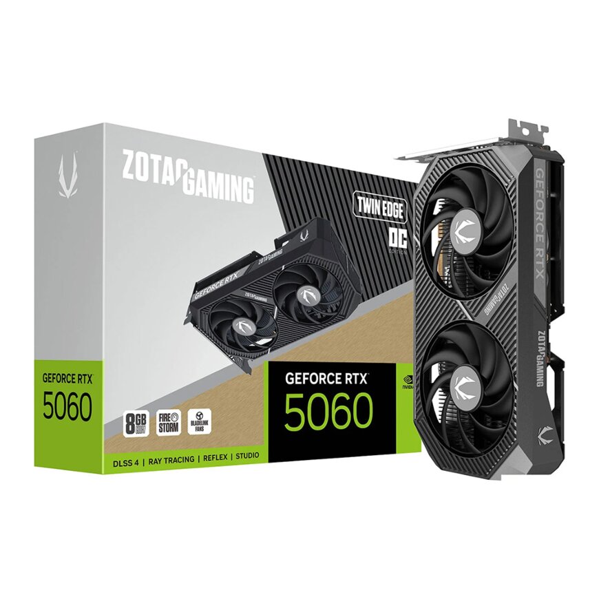 Zotac Gaming GeForce RTX 5060 Twin Edge OC 8GB Graphics Card