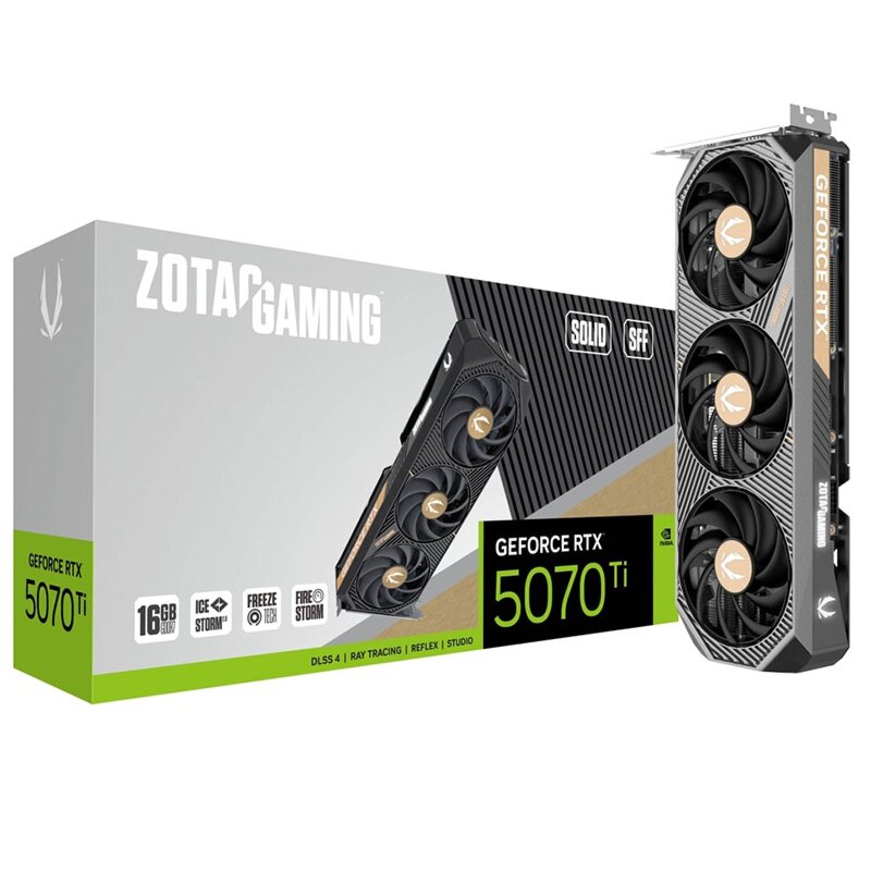 Zotac Gaming GeForce RTX 5070 Ti SOLID SFF 16GB OC GRAPHICS CARD